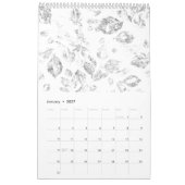 Elegante botanische hangmapset kalender (Jan 2027)