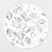 Elegante botanische hangmapset labels (Design 1)