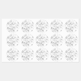 Elegante botanische hangmapset labels