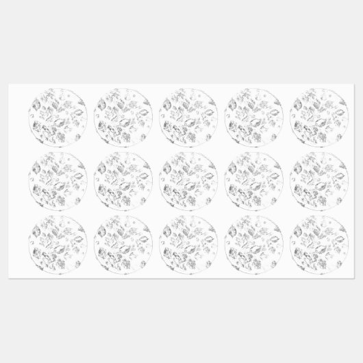 Elegante botanische hangmapset labels (Vel)