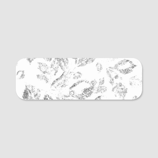 Elegante botanische hangmapset naamplaatje (Voorkant)