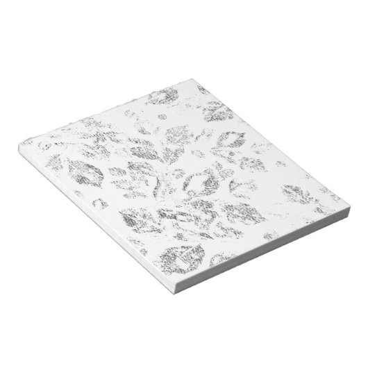 Elegante botanische hangmapset notitieblok (Schuin)