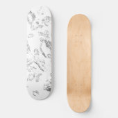Elegante botanische hangmapset persoonlijk skateboard (Voorkant)