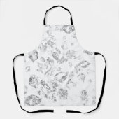 Elegante botanische hangmapset schort (Voorkant)