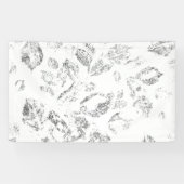 Elegante botanische hangmapset spandoek (Horizontaal)