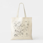 Elegante botanische hangmapset tote bag (Achterkant)