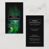 Elegante Botanische I Salon, Beauty Visitekaartje (Voorkant / Achterkant)