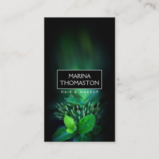 Elegante Botanische I Salon, Beauty Visitekaartje (Voorkant)
