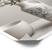 Elegante botanische illustraties lavendel Wallart Poster (Hoek)