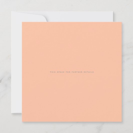 Elegante botanische Italiaanse stijl bruiloft Kaart (Achterkant)