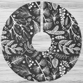 Elegante Botanische Kerst Kerstboom Rok