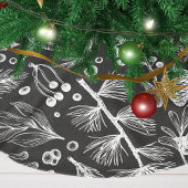 Elegante Botanische Kerst Kerstboom Rok