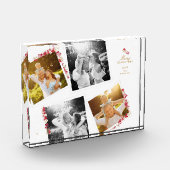 Elegante Botanische Kerstcollage Fotolijsten Fotoblokken (Links)