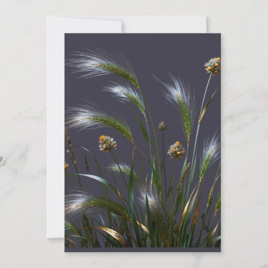 "Elegante botanische kerstfeest uitnodiging" Kaart (Voorkant)