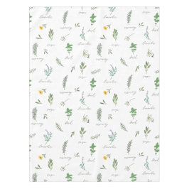 Elegante Botanische Keuken Tafelkleed