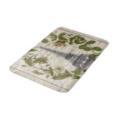 Elegante botanische klimop bladeren paris eiffelto badmat (Gekanteld)