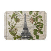 Elegante botanische klimop bladeren paris eiffelto badmat (Voorkant)