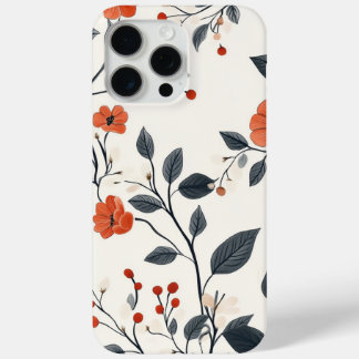 Elegante Botanische & Leaf iPhone Case