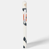 Elegante Botanische & Leaf iPhone Case (Achterkant / Links)