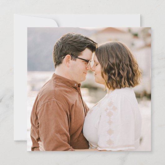 Elegante Botanische Maan en Sterren Bruiloft Save The Date (Achterkant)