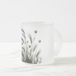 "Elegante botanische matglazen mok" Matglas Koffiemok