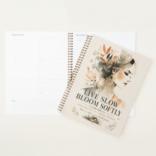 Elegante botanische mode planner (Display)