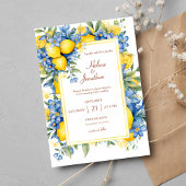 Elegante Botanische Moderne Bloemenbruiloft Kaart