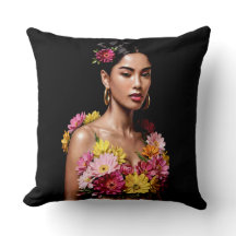 Elegante botanische olieverfschildering van een vr