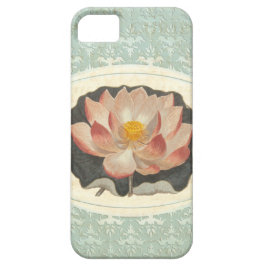 Elegante  botanische print van Lotus Blossom iPhone 15 Pro Max Hoesje