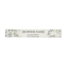 Elegante botanische retouradreslabels | Persoonlij
