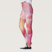 Elegante Botanische Roos Bloesem Bloesem Leggings (Links)