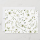 Elegante Botanische Save The Date (Achterkant)