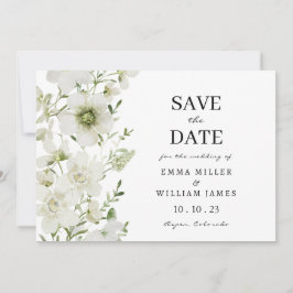 Elegante Botanische Save The Date