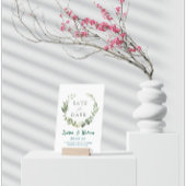 Elegante Botanische Save the Date Kaart