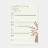 Elegante botanische takenlijst Post-It-briefjes  Post-it® Notes (Voorkant)