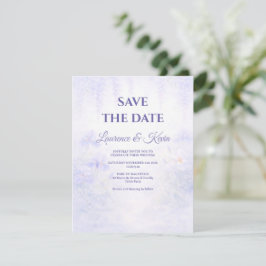 Elegante botanische trouw save the date