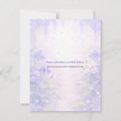 Elegante botanische trouw save the date (Achterkant)