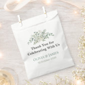 Elegante botanische trouwcadeautasjes bedankzakje (Geknipt)