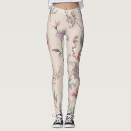 Elegante botanische tuin bloemenprint Leggings