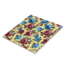 Elegante botanische unieke chic cottagecore tegeltje