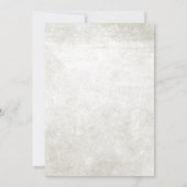 Elegante botanische verjaardagsuitnodiging kaart (Achterkant)