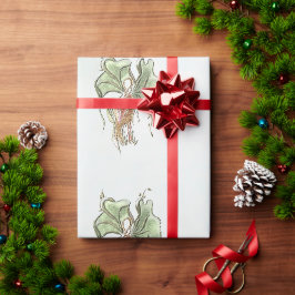 Elegante botanische vogel cadeaupapier