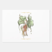 Elegante Botanische Vogel  Inpakpapier Vel (Voorkant)