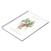 Elegante Botanische Vogel Notitieboek (Linkerzijde)