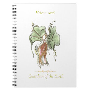 Elegante Botanische Vogel Notitieboek