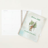 Elegante botanische vogel planner (Display)