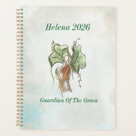Elegante botanische vogel planner