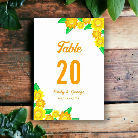 Elegante Botanische Zonnebloem Zomer Bloemen Bruil Kaart