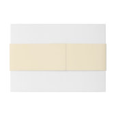 Elegante Boter Geel Huwelijk Custom Uitnodigingen Wikkel (Achterkant Voorbeeld)