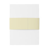 Elegante Boter Gele Monogram Moderne Trouw Uitnodigingen Wikkel (Achterkant Voorbeeld)